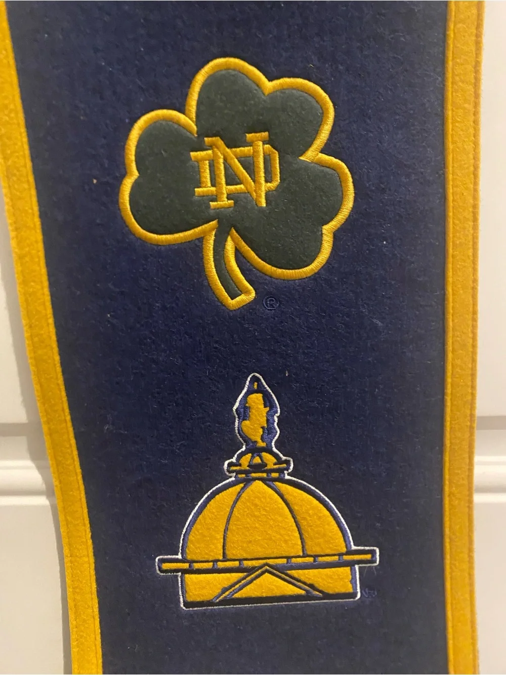 Notre Dame Fighting’ Irish Pennant - Winning Streak 30x8” - Picture 4 of 10